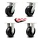 Service Caster 8 Inch Extra Heavy Duty Phenolic Wheel Caster Swivel 2 Rigid SCC, 4PK SCC-KP92S830-PHR-2-R-2 - alternate 2
